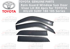 Rain Guard Window Sun Door Visor LH RH 4pcs for TOYOTA HILUX SURF 180 185 Series