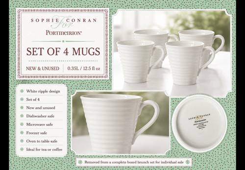 Sophie conran portmeirion mugs - portmeirion,
