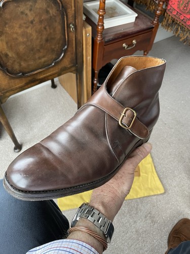 John lobb varese brown leather - john,