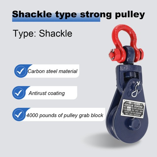 Ton snatch block with - 2,