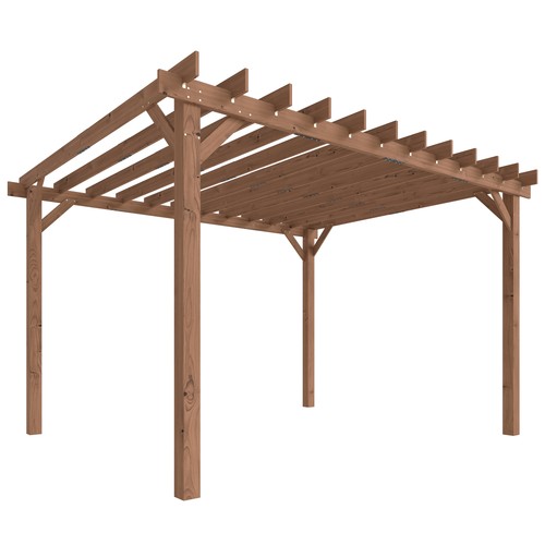 Outsunny 6x3m wooden - outsunny, 3.6x3m
