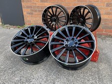 19"8/9 amg Black turbine Mercedes Benz c/e class c63 Alloy Wheels staggered