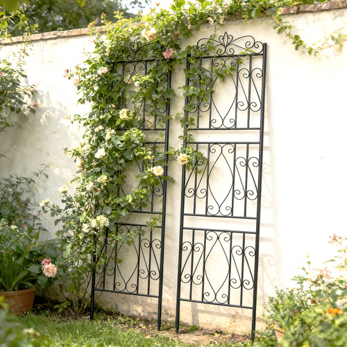 Large metal garden trellis - large,