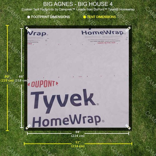 Tyvek footprint for the - footprint, big