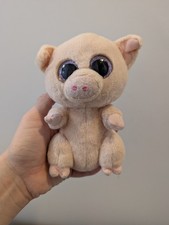 Ty Beanie Boo Piggley the Pig Soft Plush 6" Toy 2017 no tag