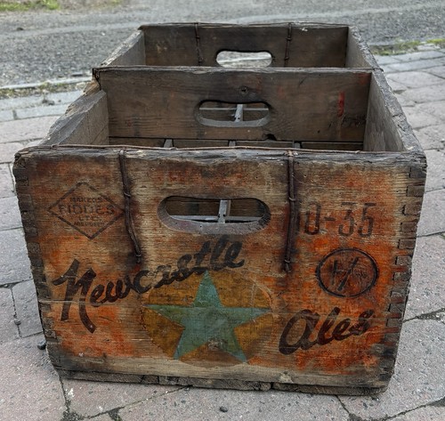 Vintage beer crate - vintage,