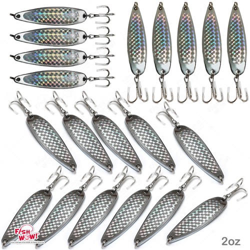 20pcs 2oz fishing spoon jig - 20pcs,