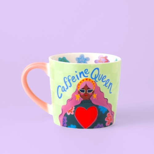 Caffeine queen mug - caffeine,