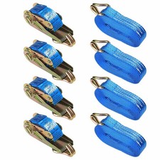 4 x 25mm Ratchet Straps Tie
