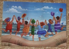 Postcard By Peter Adderley Beach Party