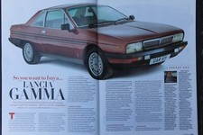 CC 2013 extracted mag article: 1983 LANCIA GAMMA coupe, buying a good car