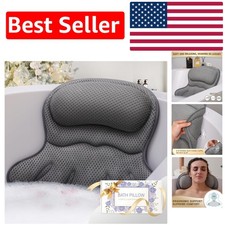 Luxury Gray Bath Pillow -