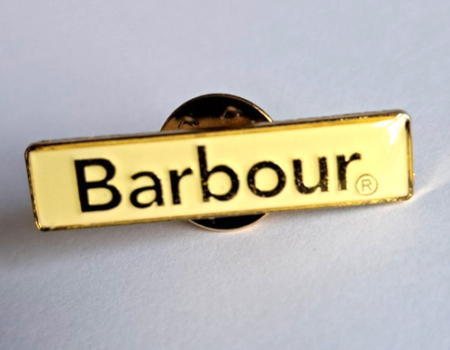Barbour classic pin badge - barbour,