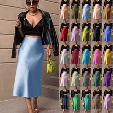 Elegant Ladies Satin Silk A