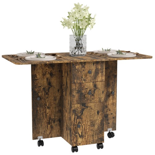 Homcom folding dining table - folding,