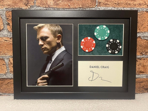 Daniel craig autograph framed - craig,