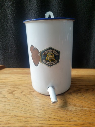 Vintage genuine swedish enamel - genuine,