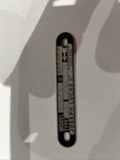 Lucas Magneto Date Plate Mo1l