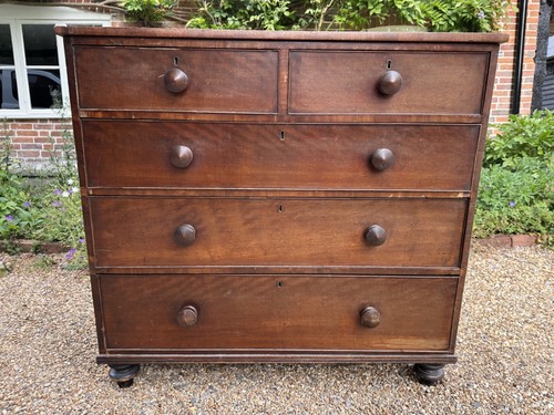 Victorian mahogany chest - victorian, of
