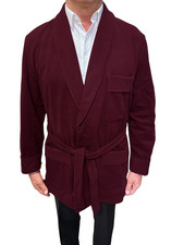 Short Robe for Men in Wool and