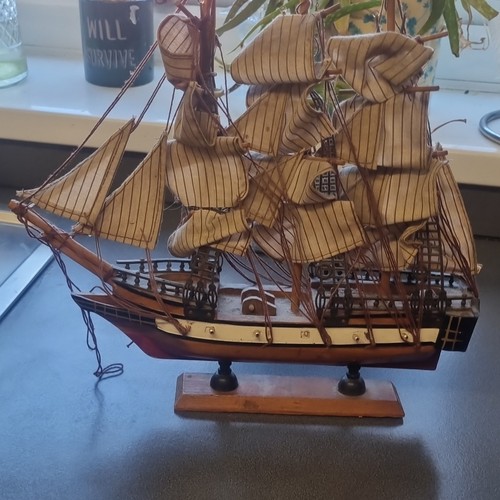 Wooden model sailing - wooden, ship