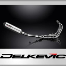 Suzuki GSX1400 2006-2007 4-1 Full Exhaust 343mm X-Oval Stainless Silencer Can