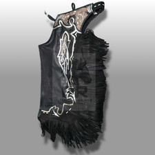 Rodeo Leather Bull Riding Chaps | Western Cowboy Rodeo Gear – Custom Design