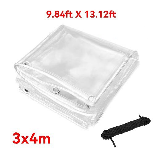 450gsm clear tarpaulin heavy - 450gsm,