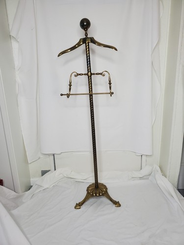1960 patinated brass - brass, valet