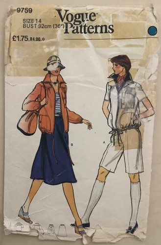 Vogue 9759 sewing pattern - 9759,