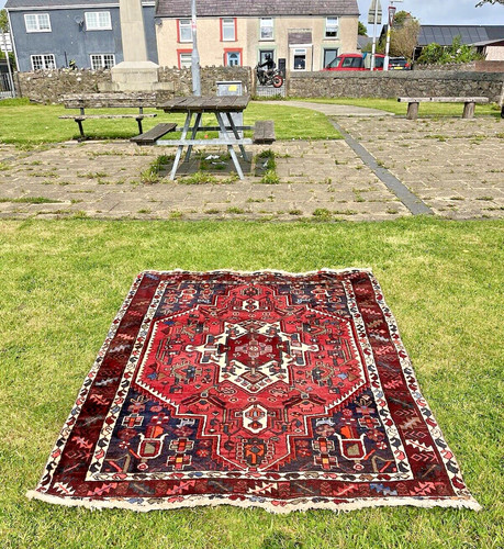 Large antique vintage - vintage, afghan
