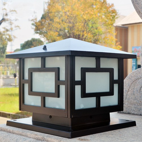 Outdoor pillar lamp garden - lamp,