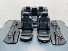 BMW E90 Lci 2009-2011 M Sport Black Leather Interior Seats & Door Cards #087