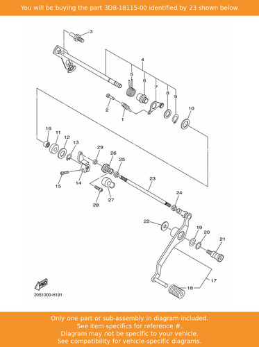 Yamaha rod shift - yamaha,