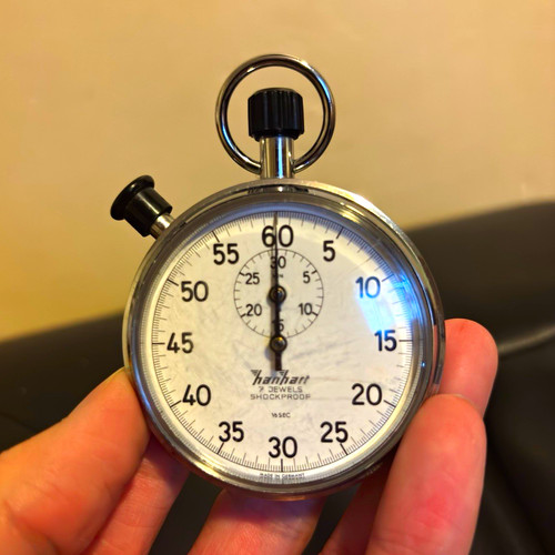 Hanhart mechanical stopwatch - hanhart,