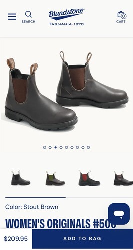 Brown blundstone original 500 - original,