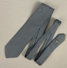 HERMÈS PARIS TIE - Blue 100%