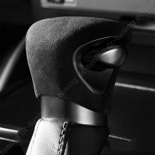 Alcantara leather gear shift - alcantara,