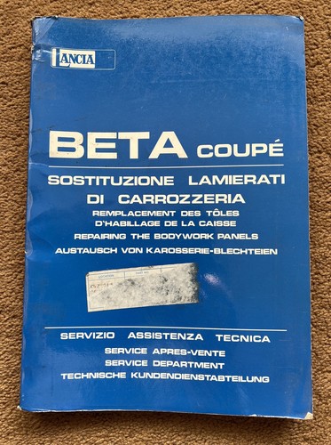 Lancia beta body repair panel - body,