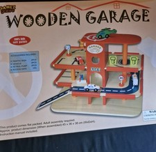 New Wooden Toy Garage With