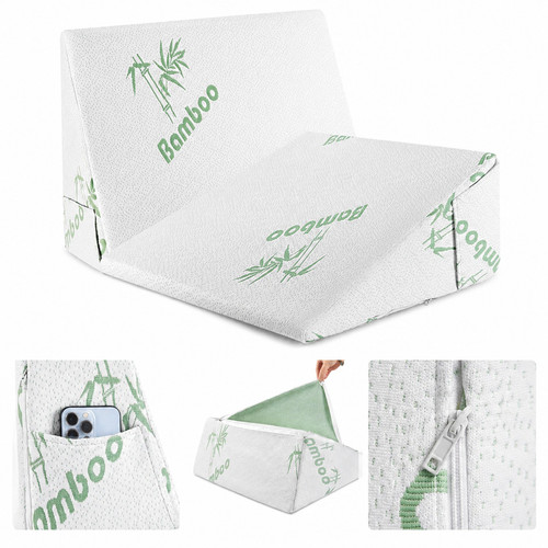 Bamboo large wedge pillow - wedge,