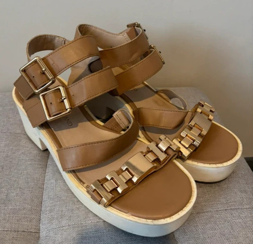 River island tan - /brown, wedge