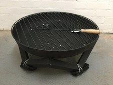Loft 1850 Blacksmith Fire Pit with Full Surface Grill and Poker New in Box