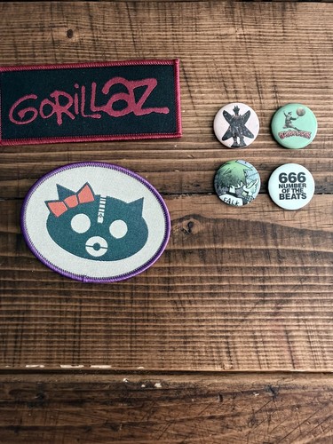 Rare gorillaz sew patches - gorillaz, on