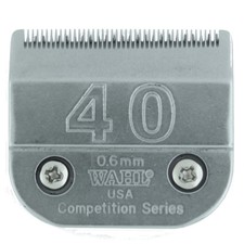 Wahl Competition Blade # 40 - Leaves 0.6mm Fits - Andis, Oster, A5