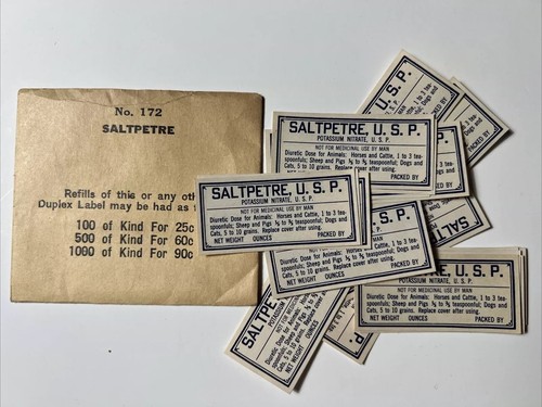 Saltpetre p vintage - 18,