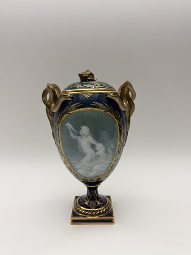 Meissen vase snake handle - meissen,