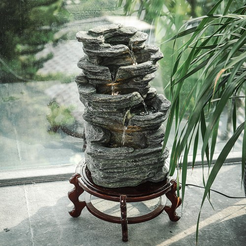 Stone fountain water - water, feature