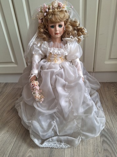 Alberon porcelain bride doll - alberon,
