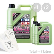Liqui Moly MOLYGEN 10w-40 Car Engine Oil Service Kit / Pack 7 LITRES 7L